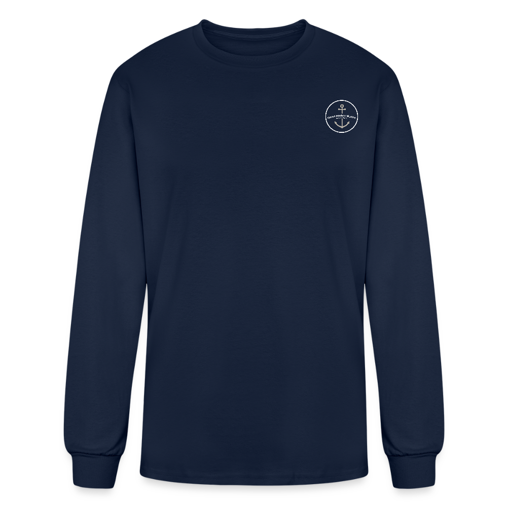 OLD MISSION MARINA LONG SLEEVE T-SHIRT - navy