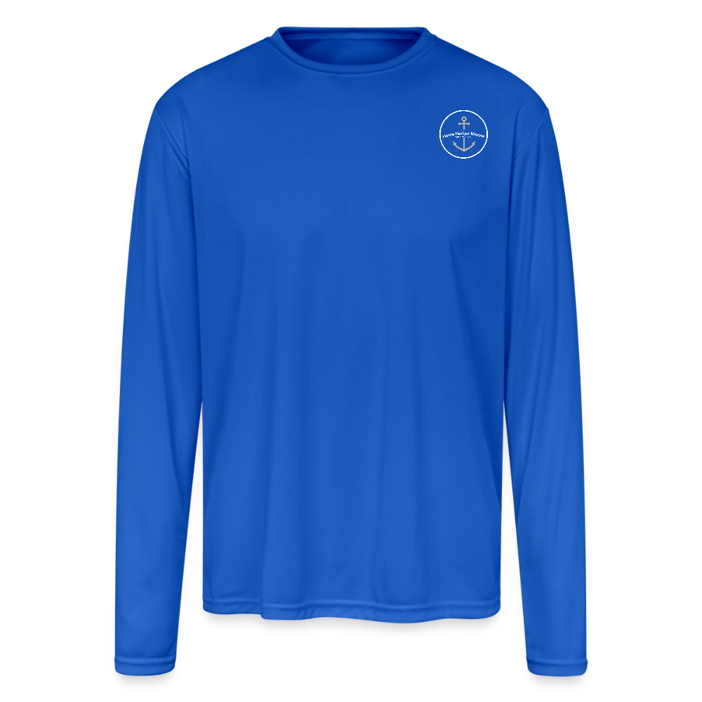 BELLE ISLE MARINA PERFORMANCE LONG SLEEVE - royal blue