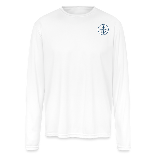 LAKE CHARLEVOIX MARINA PERFORMANCE LONG SLEEVE - white