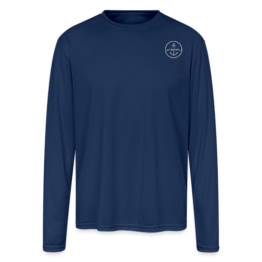 TORCH LAKE MARINA PERFORMANCE LONG SLEEVE - navy