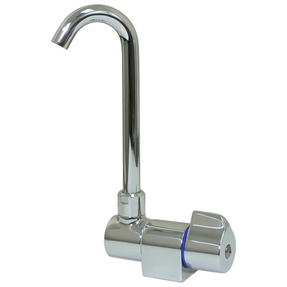 Scandvik Ceramic Family Tap w/Folding Spout - Chrome Finish [10180P]