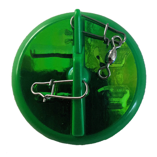 Luhr-Jensen 2-1/4" Dipsy Diver - Kelly Green/Silver Bottom Moon Jelly [5560-030-2511]