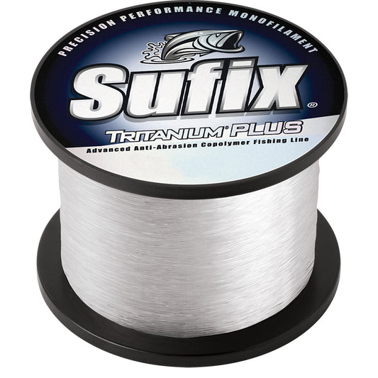 Sufix Tritanum Plus - 80lb - Clear - 3655 yds [696-580]