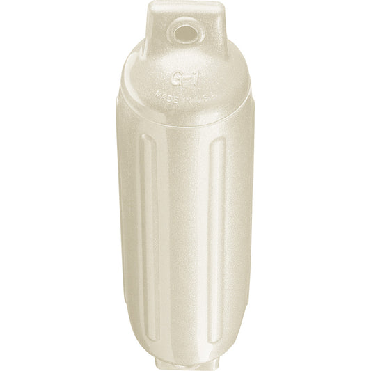 Polyform G-1 Twin Eye Fender 3.5" x 12.8" - Metallic White [G-1 METALLIC WHITE]