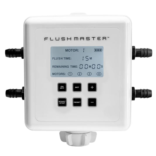 Flushmaster Outboard Flushing System - 4 Outlet w/Four 9' Hose Kits [SM-FM4009]