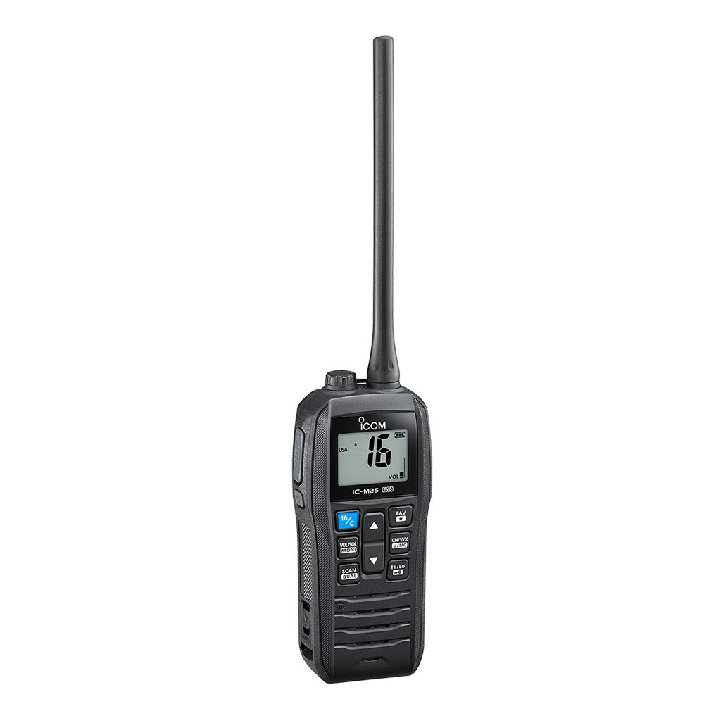 Icom M25 EVO Handheld VHF Radio - Black [M25 EVO BLACK 61]