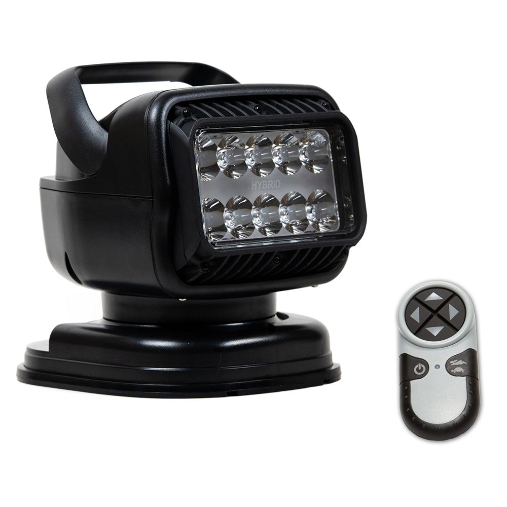 Golight GT Series LED Hybrid Portable Light w/Magnetic Shoe Mount Handheld Wireless Remote - 12V - Black [79518GT]