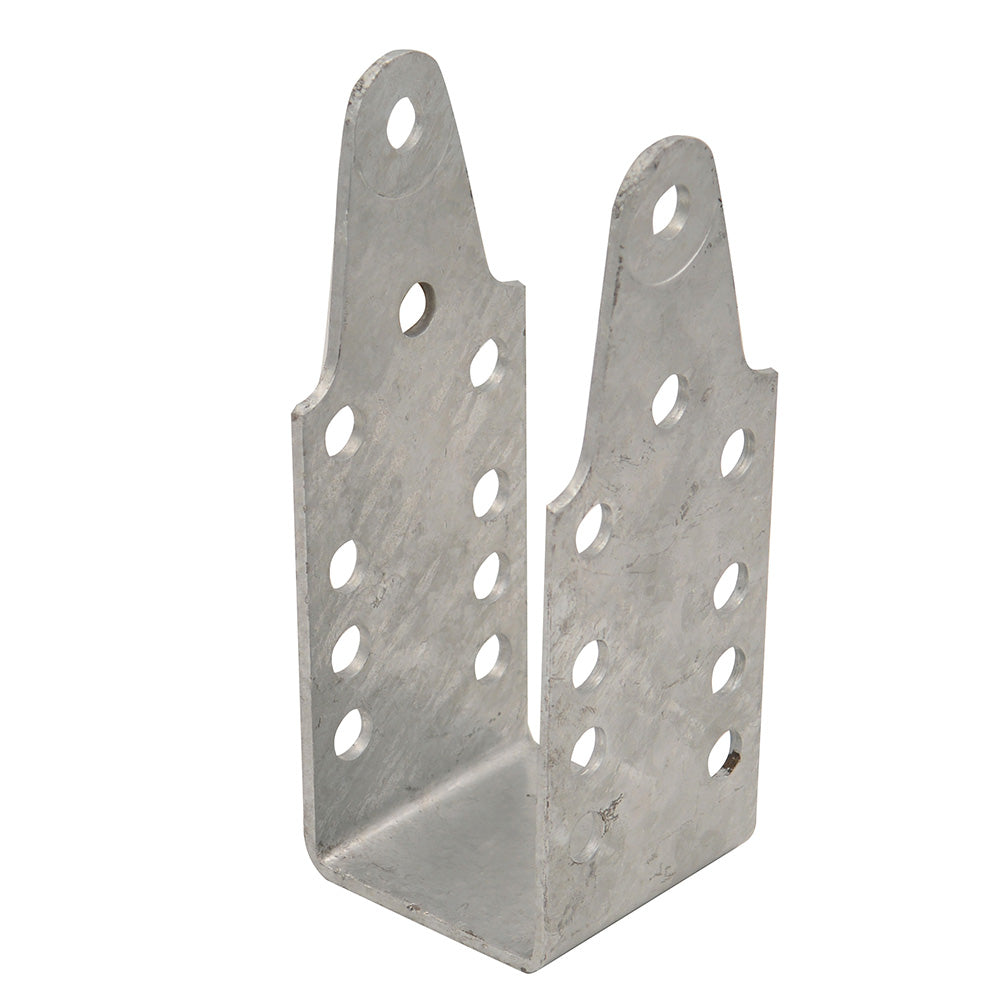 C.E. Smith Strap Bent Channel Upright Short Galvanized Bracket - 9" [250-021786-10EZ]