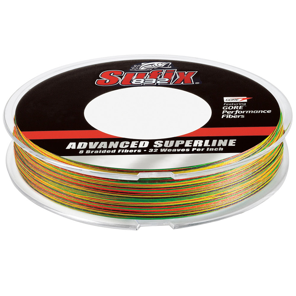 Sufix 832 Braid - 50lb - Fire Tiger - 300 yds [660-150FT]