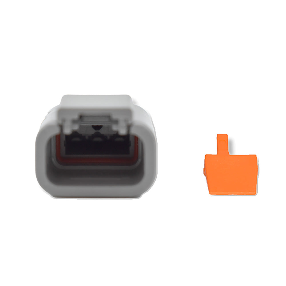 Bluewater 3 Position DTM Male Connector w/Wedge Lock [DTM04-3P]