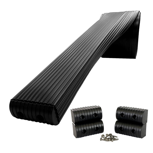 Caliber BunkWrap Kit - Black 16' x 2" x 4" Roll + 4 Caps + HRDW Roll + 4 Endcaps  Stainless Steel Hardware [23054-BK]