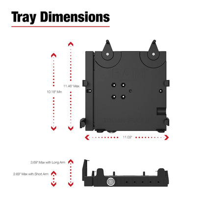 RAM Mount RAM Vertical Drill-Down Laptop Mount [RAM-VB-181-SW3]