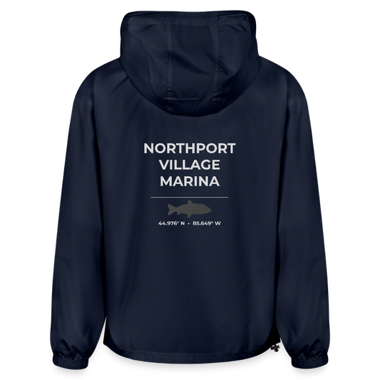 NORTHPORT VILLAGE MARINA PACKABLE HALF-ZIP JACKET - french navy