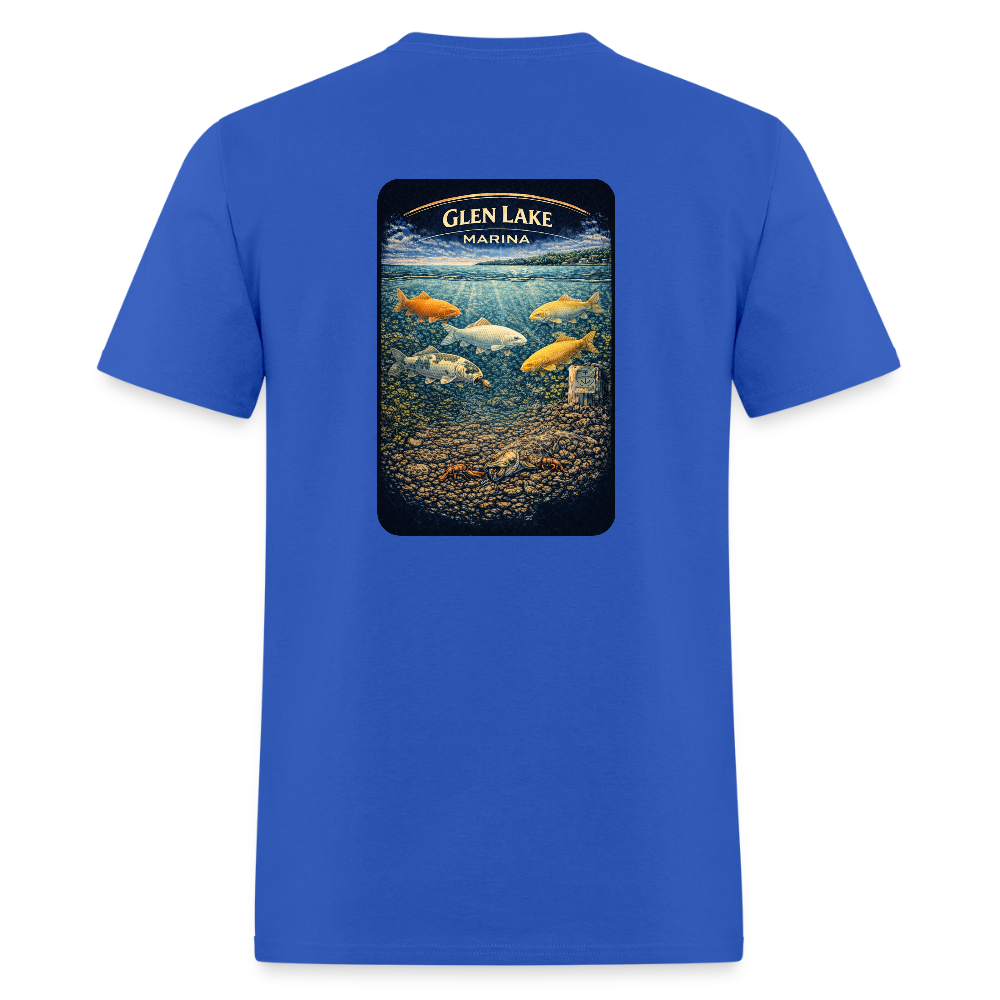 Glen Lake Marina T-Shirt | Michigan Marina Series - royal blue