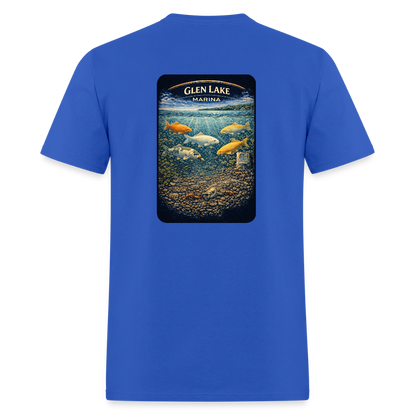 Glen Lake Marina T-Shirt | Michigan Marina Series - royal blue