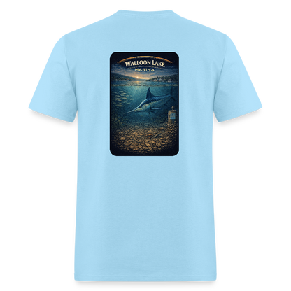 Walloon Lake Marina T-Shirt | Michigan Marina Series - powder blue