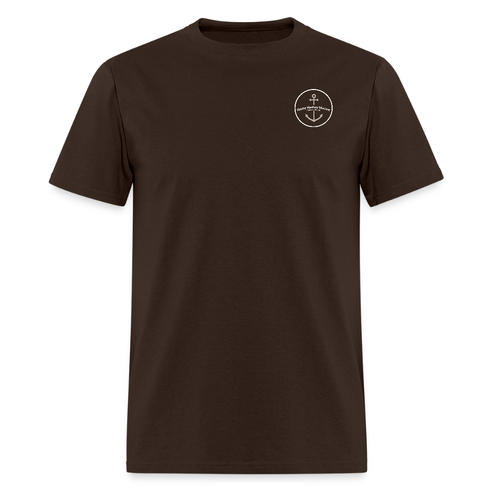 Grand Haven Marina T-Shirt | Michigan Marina Series - brown
