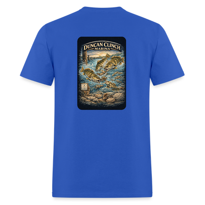 Duncan Clinch Marina T-Shirt | Lake Michigan Coastal Heritage - royal blue