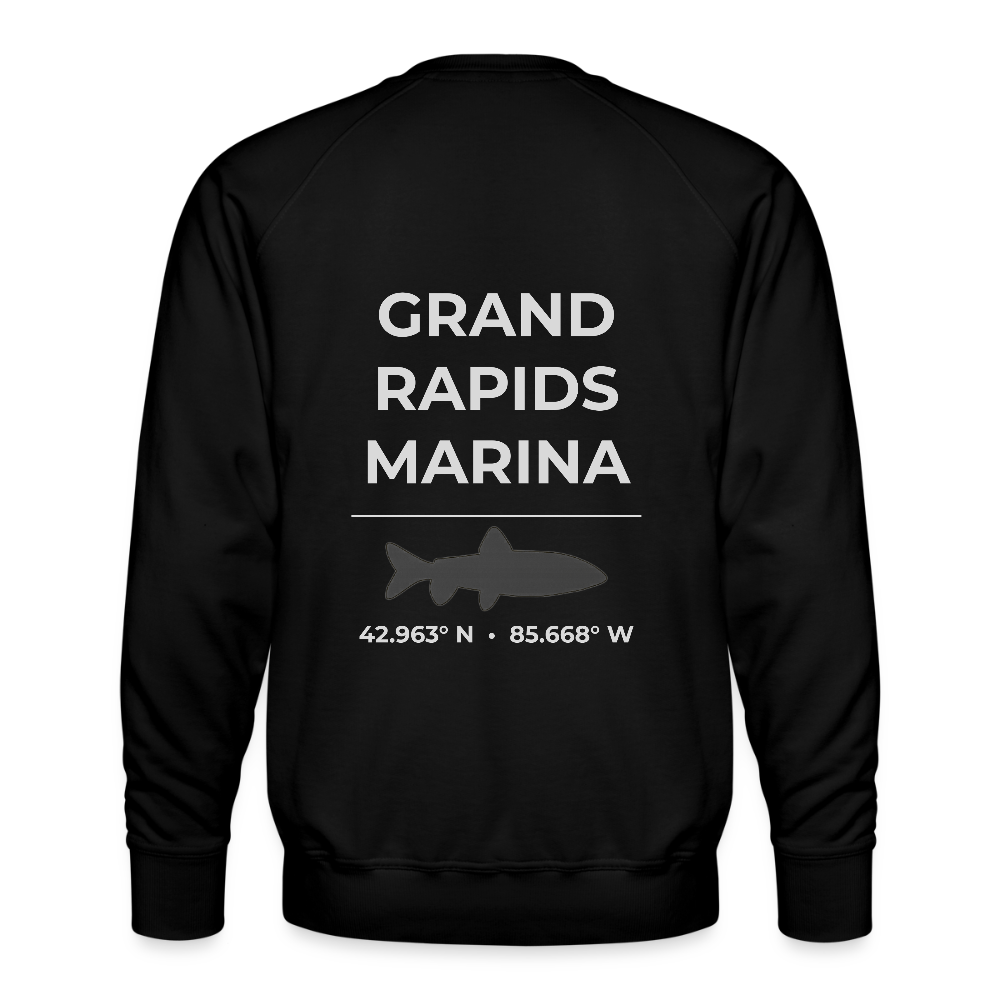 GRAND RAPIDS MARINA PREMIUM CREW SWEATSHIRT - black