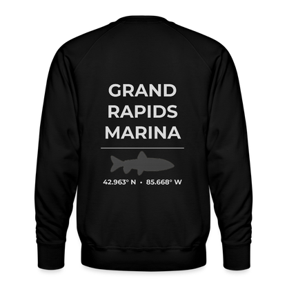 GRAND RAPIDS MARINA PREMIUM CREW SWEATSHIRT - black
