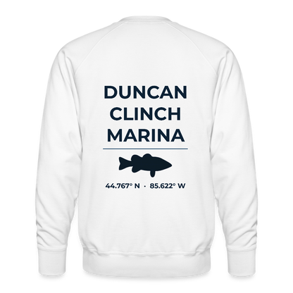 DUNCAN L. CLINCH MARINA PREMIUM CREW SWEATSHIRT - white