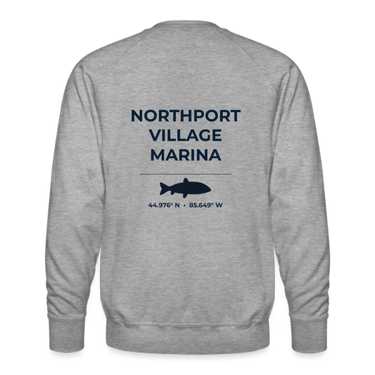 NORTHPORT VILLAGE MARINA PREMIUM CREW SWEATSHIRT - heather grey