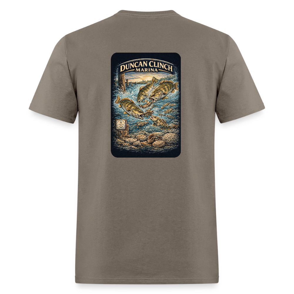 Duncan Clinch Marina T-Shirt | Lake Michigan Coastal Heritage - safari