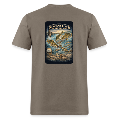 Duncan Clinch Marina T-Shirt | Lake Michigan Coastal Heritage - safari