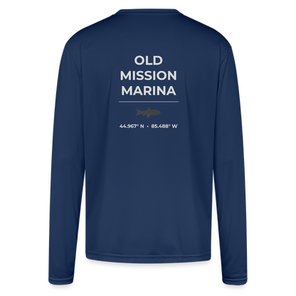 OLD MISSION MARINA PERFORMANCE LONG SLEEVE - navy