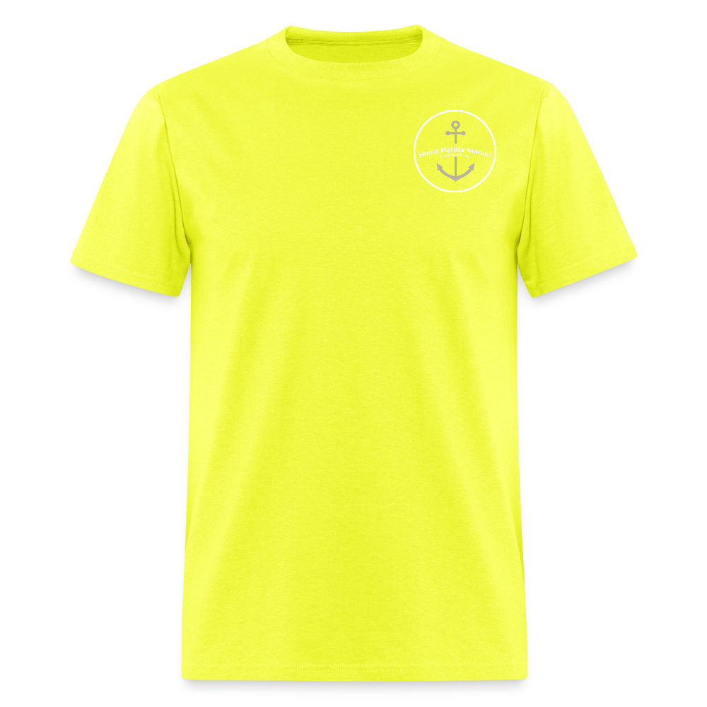 Grand Rapids Marina T-Shirt | Michigan Marina Series - safety green