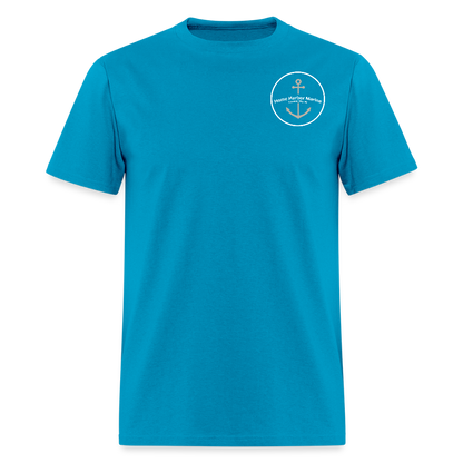 Elmwood Township Marina T-Shirt | Michigan Marina Series - turquoise