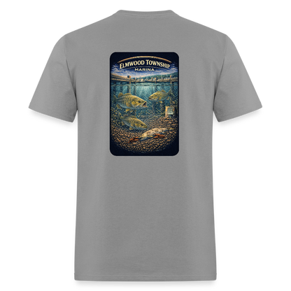 Elmwood Township Marina T-Shirt | Michigan Marina Series - rock
