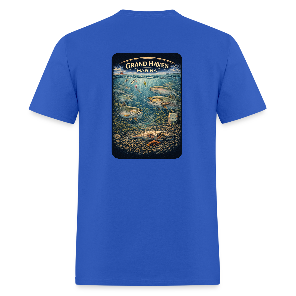 Grand Haven Marina T-Shirt | Michigan Marina Series - royal blue