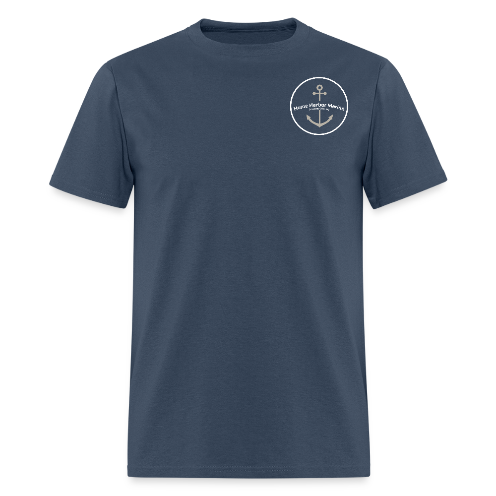 Grand Rapids Marina T-Shirt | Michigan Marina Series -  blue dusk