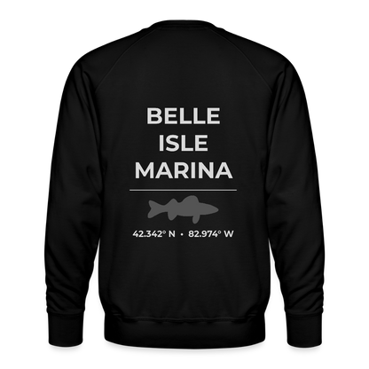 BELLE ISLE MARINA PREMIUM CREW SWEATSHIRT - black