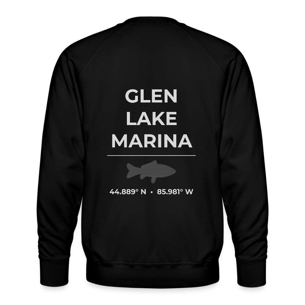 GLEN LAKE MARINA PREMIUM CREW SWEATSHIRT - black