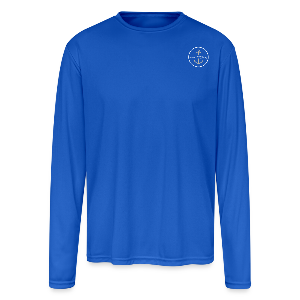 GRAND HAVEN MARINA PERFORMANCE LONG SLEEVE - royal blue