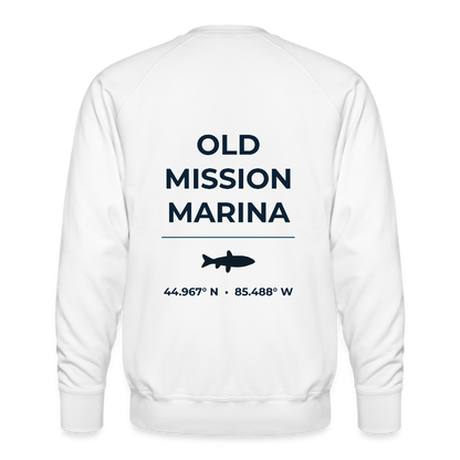 OLD MISSION MARINA PREMIUM CREW SWEATSHIRT - white