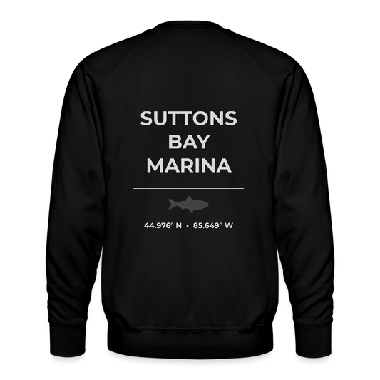 SUTTONS BAY MARINA PREMIUM CREW SWEATSHIRT - black