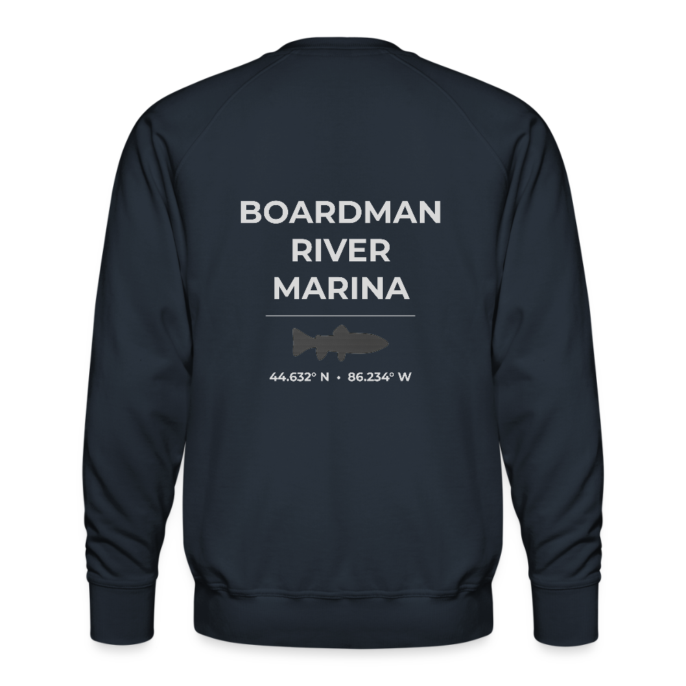 BOARDMAN RIVER MARINA PREMIUM CREW SWEATSHIRT - navy
