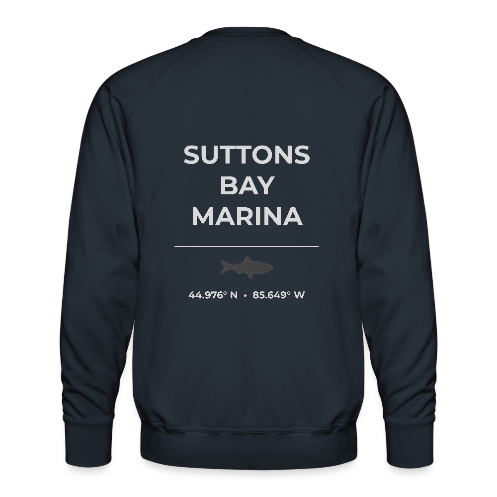 SUTTONS BAY MARINA PREMIUM CREW SWEATSHIRT - navy