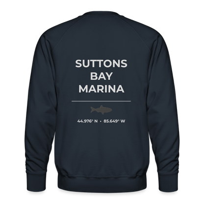 SUTTONS BAY MARINA PREMIUM CREW SWEATSHIRT - navy