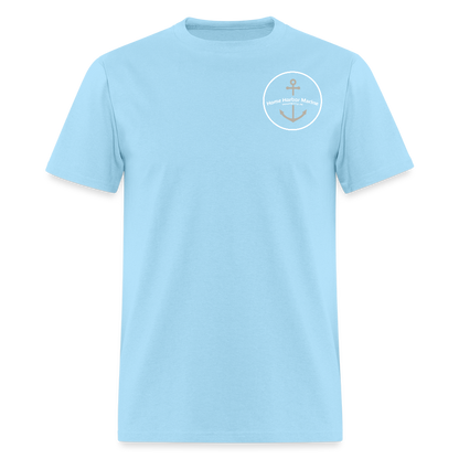 Duncan Clinch Marina T-Shirt | Lake Michigan Coastal Heritage - powder blue