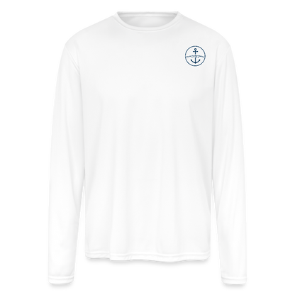 SUTTONS BAY MARINA PERFORMANCE LONG SLEEVE - white
