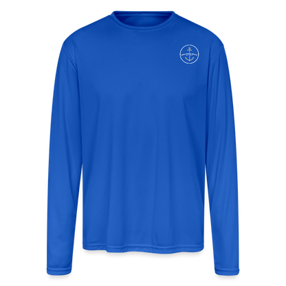 ELMWOOD TOWNSHIP MARINA PERFORMANCE LONG SLEEVE - royal blue