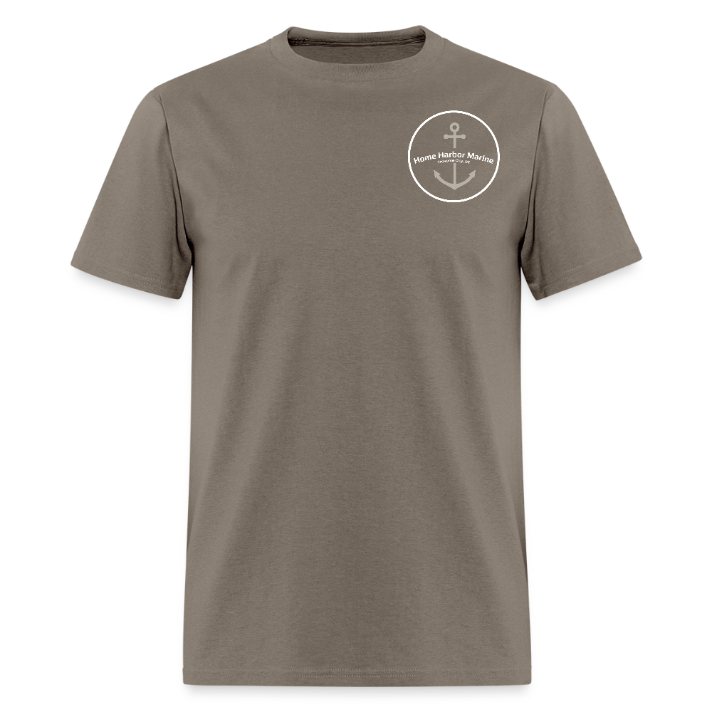Power Island Marina T-Shirt | Michigan Marina Series - safari