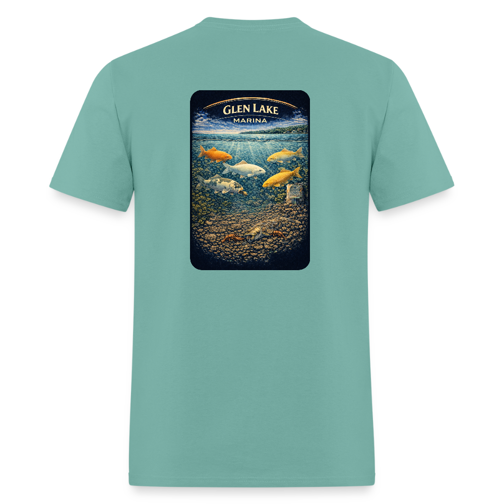 Glen Lake Marina T-Shirt | Michigan Marina Series - aquatic