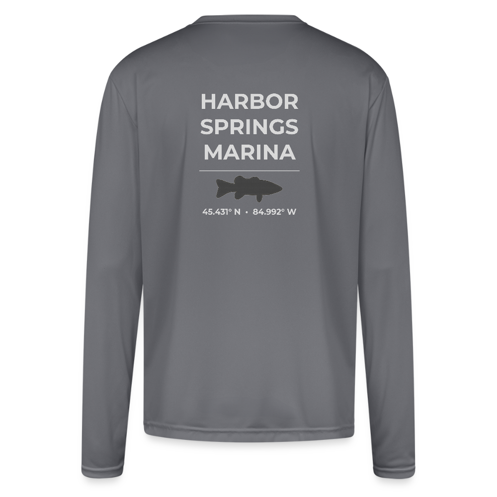 HARBOR SPRINGS MARINA PERFORMANCE LONG SLEEVE - gray