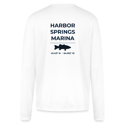 HARBOR SPRINGS MARINA PERFORMANCE LONG SLEEVE - white