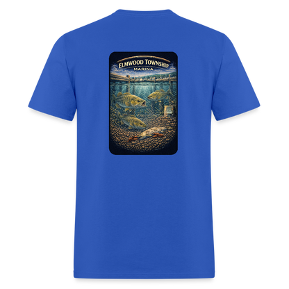 Elmwood Township Marina T-Shirt | Michigan Marina Series - royal blue
